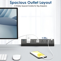 Meilleures ventes : Chargeur USB de table pour salle de conférence, multiprise de bureau encastrée, multiprise à pince de bureau