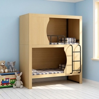 Lit-capsule insonorisé de luxe moderne avec panneaux en bois, mobilier d'hôtel commercial peu encombrant pour hôtels et auberges
