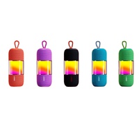 Haut-parleur portable sans fil à basses puissantes, étanche IPX4, personnalisable, avec LED RGB 6.0 5W, carte TF, volume élevé, pour usage extérieur et domestique