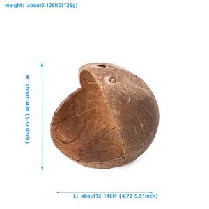 <span class=keywords><strong>Levana</strong></span> Habitat/Nid durable en coque de noix de coco naturelle pour lézards, pour l'escalade et la protection, toutes saisons - Product Image 4