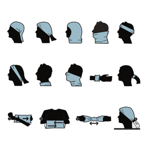 Pañuelo Multifuncional Transpirable para el Cuello, Bandanas de Ciclismo y Motociclismo, Tubo Mágico para el Cuello sin Costuras, Promoción - Product Image 5