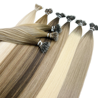 Extensions de cheveux russes Remy double trame 100 % vierges à pointe kératine et nano, texture lisse, pour salon – Le meilleur choix en gros