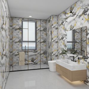 Carta da parati in marmo vinile lucido autoadesivo in marmo con motivo adesivo in <span class=keywords><strong>Pvc</strong></span> rotoli <span class=keywords><strong>rivestimento</strong></span> murale per decorazioni per la casa film cucina <span class=keywords><strong>bagno</strong></span> - Product Image 3
