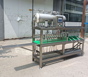 Machine de remplissage et de bouchage de bouteilles de bière de haute qualité, 4, 6, <span class=keywords><strong>8</strong></span>, 10 têtes, remplisseur isobare, bouchonneuse en vente - Product Image 4