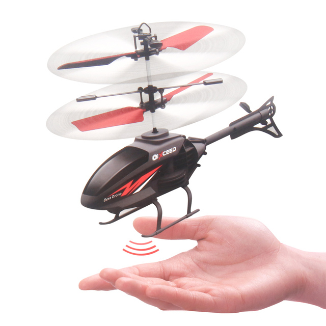 Battery Remote Control Helicopter Electronic Toy Cute Smaller Aircraft Kids Electric Hand Induction Aircraft Toys