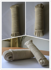 <strong>Hitech</strong> Rope Factory 5/16'' Diameter *100' Length Natural Color <strong>Pro</strong> Series Studio Grade Braided Sash Cord - Product Image 6