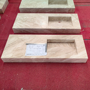 Losas de Mármol Beige Turco Ecológicas Modernas TMZ, Pulimentadas para Vestíbulos de Hoteles, Mesas de Comedor de Villas, Pisos, Escaleras y Encimeras - Product Image 1