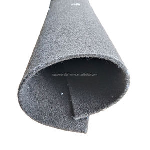 Vente directe d'usine rouleau de tissu non tissé perforé de traction doublure de toit de voiture tapis de velours feutre de coffre extensible à 4 voies pour feutre automatique - Product Image 3