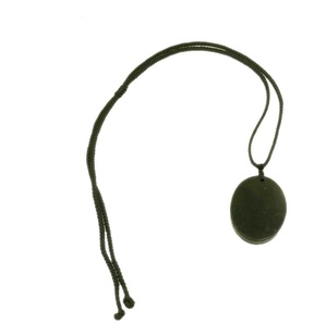 Abito lungo delicato <span class=keywords><strong>a</strong></span> forma ovale in grafite di shungite, abbinato <span class=keywords><strong>a</strong></span> un ciondolo per la <span class=keywords><strong>pace</strong></span> e la sicurezza. - Product Image 6