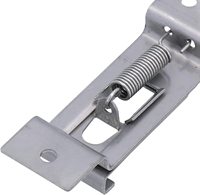 Support de plaque d'immatriculation de remorque ERA, neuf, certifié ECE, en acier inoxydable