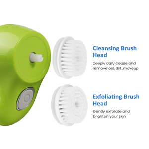 แปรงทำความสะอาดผิวหน้าไฟฟ้า5ใน1สำหรับขัดผิวทำความสะอาดรูขุมขนด้วยซิลิโคนแปรงทำความสะอาดผิวหน้า - Product Image 3