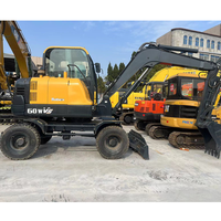 6 TON Excavator Bekas Hyundai 60W Excavator Roda Bekas Hyundai Excavator Bekas Hyundai Dijual