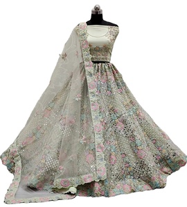 Lehenga Sexy de Diseñador 2022 para Mujer, para Bodas y Ocasiones Especiales, Compra en Línea, Vestido de Novia de la India - Product Image 1