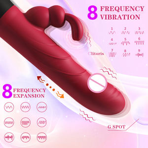 Libo Passion أرنب الكبار هزاز الإناث هزة الجماع التدفئة المهبل دسار مربع قطعة أثرية للنساء ألعاب الجنس الاستمناء - Product Image 2