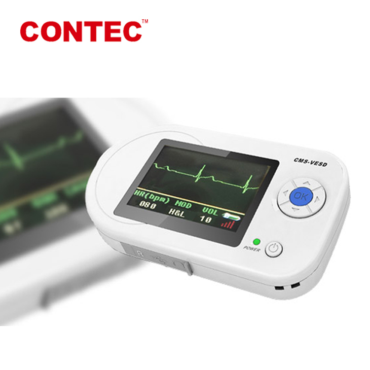 Stéthoscope numérique visuel multifonctionnel médical électronique de cardiologie de SPO2 de CMS-VESD de CONTEC superbe de Sep