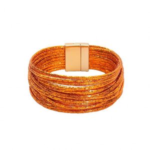 Bracelet fin en cuir avec finition acier antique, idéal pour le dropshipping, cadeau de fêtes pour femme, qualité anti-décoloration - Product Image 4