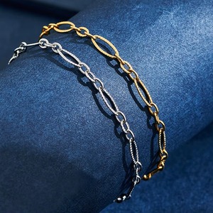 Bracelet en acier inoxydable gaufré de 3,5 mm de large pour femme, chaîne de cheville délicate avec chaîne d'extension réglable - Product Image 6