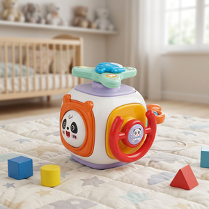 Konig Kids 8 en <span class=keywords><strong>1</strong></span> Baby Busy Ball School Toys Tablero ocupado <span class=keywords><strong>de</strong></span> fieltro Juguetes <span class=keywords><strong>de</strong></span> inteligencia Juegos Juguetes para bebés - Product Image 1