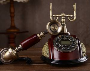 <span class=keywords><strong>Téléphone</strong></span> <span class=keywords><strong>fixe</strong></span> rétro classique filaire <span class=keywords><strong>téléphone</strong></span> de bureau <span class=keywords><strong>Vintage</strong></span> Old Fashioned Dial Button Phone avec fonction de recomposition pour le bureau à domicile - Product Image 6