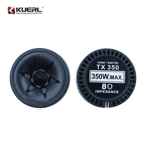 KUERL TX 350 แตรรถยนต์ทวีตเตอร์ 350W ความต้านทานสูงสุด 8 โอห์ม สำหรับระบบเครื่องเสียงรถยนต์ - Product Image 1