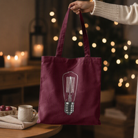 Sac de transport festif en toile pour la fin de l'année, livraison rapide, solution de marquage personnalisée disponible pour les petites et grandes séries