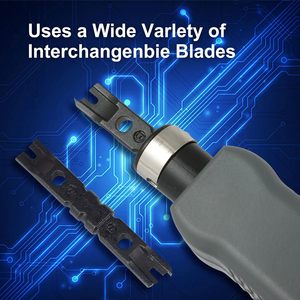 Điện <span class=keywords><strong>RJ45</strong></span> Cáp vấn đề 110 cú đấm xuống công cụ <span class=keywords><strong>Ethernet</strong></span> công cụ cho <span class=keywords><strong>RJ45</strong></span> Keystone Jack mô-đun - Product Image 3