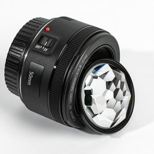 Nouveau design FF037 49mm+Clip pour téléphone Objectif de téléphone portable <span class=keywords><strong>Photographie</strong></span> <span class=keywords><strong>Flou</strong></span> Filtre kaléidoscope externe - Product Image 2