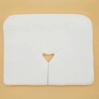 60G 100% Grande Taille Coton Jetable Salon Non-tissé Chevet Repose Visage Taie D'oreiller Avec Trou pour Chaise De Massage Sauna Spa