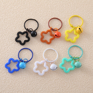 Portachiavi Personalizzato <span class=keywords><strong>con</strong></span> Logo Inciso, Design Carino, <span class=keywords><strong>Anello</strong></span> Portachiavi <span class=keywords><strong>con</strong></span> <span class=keywords><strong>Campanellino</strong></span>, Portachiavi Vuoto Personalizzabile - Product Image 2