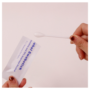 Coton-tige jetable de premiers soins avec logo personnalisé rempli de liquide alcoolisé pour une réponse rapide et plus pratique - Product Image 3