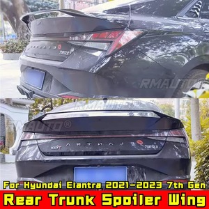 Aileron de coffre arrière et aileron de toit pour Hyundai Elantra 2021-2023 7ème génération - Kit carrosserie et accessoires automobiles - Product Image 3
