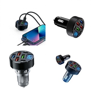 Chargeur de voiture USB-C durable 100W avec voltmètre numérique – Nouveaux produits pour <span class=keywords><strong>iPhone</strong></span> 17 16 15 Samsung S26 S25 – <span class=keywords><strong>Prise</strong></span> d'alimentation sûre et stable - Product Image 1