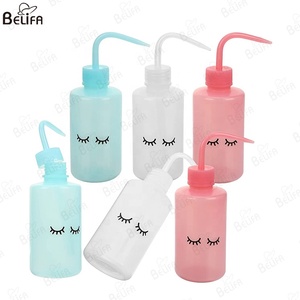 Bouteille de lavage pour le nettoyage des cils bouteilles rechargeables avec une bouteille de rinçage à l'eau de goutte oculaire personnalisée et souriante - Product Image 5