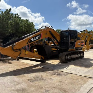 Excavadora de cadenas SANY SY215C de 21 toneladas y 190KW usada para proyectos de construcción pesada, lista para enviar. - Product Image 1