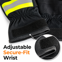 Gants de pompier professionnels haute dextérité, adhérence 29.3 TPP, combinaison ignifuge