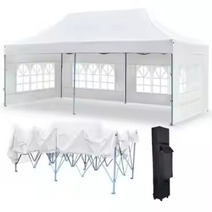 Tienda de campaña al aire libre con <span class=keywords><strong>cortinas</strong></span> laterales de doble capa para protección contra el viento impermeable <span class=keywords><strong>3x3</strong></span> pabellón de barbacoa de jardín - Product Image 4