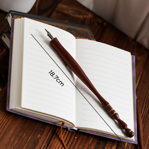 Stylo en métal avec manche en bois, acier non corrosif, pointe acérée, bord dur, <span class=keywords><strong>Qalam</strong></span> utilisé pour la calligraphie anglaise, arabe, islamique, ourdou - Product Image 3