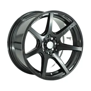 658 Professionele Leverancier Zwart 16 Inch Pcd 100 Legering Banden Voor Auto 'S