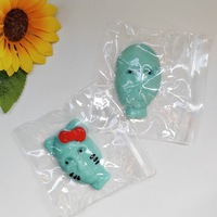 Giocattolo Antistress Creativo Transfrontaliero in Gomma Morbida a Forma di Alieno Stile Xiaohongshu, Figurina Stravagante a Forma di Viso, il Massimo del Divertimento