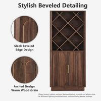 Armoire de rangement pour vin rouge en bois massif multicouche, vitrine pour spiritueux et champagne, cave à vin personnalisée au design moderne