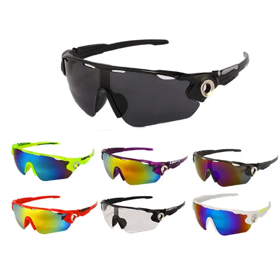 Benutzer definiertes Logo UV400 Schutz Reiten Radfahren Sonnenbrille Outdoor Sport Mountainbike Rennrad Brille Männer Frauen