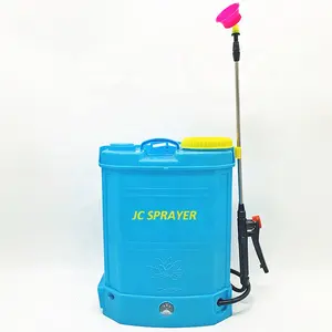 Taizhou JC Hot sale 18L knapsack battery powered sprayer 12V 8AH 12V 12AH battery sprayer