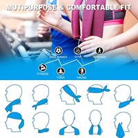 Serviette rafraîchissante en microfibre ultra-fine pour le sport, la course à pied et le fitness, sensation de fraîcheur, absorbante et légère, personnalisable avec logo