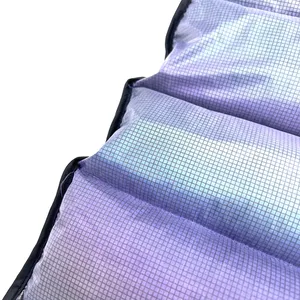 Nylon taffeta bóng và mịn màng Nylon Túi ngủ vải/xuống Áo khoác làm đầy vải/quần áo ngoài trời vải