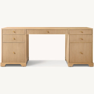 โต๊ะลิ้นชักไม้โอ๊คขาวยุโรปสไตล์คลาสสิกยุคกลางแบบฝรั่งเศสระดับไฮเอนด์ - Product Image 3