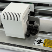 Cuchilla plegada y cuchilla de corte Plotter de corte de 720mm con cámara Auto Contorno Plotter de corte pequeño Decort para regalo DIY