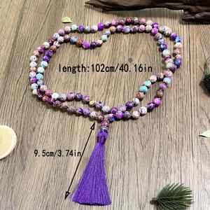 สร้อยข้อมือหินธรรมชาติ ลูกปัดแก้วหลากสี บรรเทาความเครียด คุณภาพยอดเยี่ยม คุ้มค่า ราคาส่ง ลดราคาพิเศษ - Product Image 3