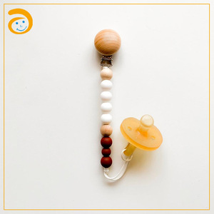 คลิปหนีบลูกปัดซิลิโคนสำหรับเด็กทารก,ที่หนีบจุกไม้แบบสั่งทำได้ - Product Image 5