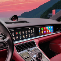 Sistem kontrol sentuh 11 inci Multimedia pilot Co Tulis untuk Porsche Panamera 2018-2023 Unit utama Carplay hiburan Video