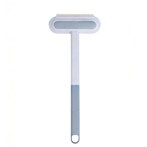 Brosse multifonctionnelle à long manche pour enlever les poils d'animaux, outil de nettoyage pour chats et chiens avec brosse et bande intégrées - Product Image 3